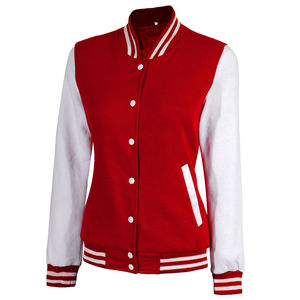 Veste universitaire à manches en cuir véritable en laine personnalisée, veste avec logos brodés et étiquettes de couleur personnalisée - Product Image 4