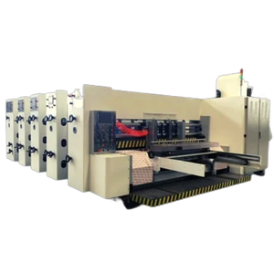 Machine industrielle d'impression, de rainurage et de découpe pour carton ondulé - Product Image 1