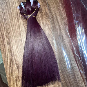 2024 ขายส่งสีตรง Bundles ดิบผมมนุษย์เวียดนามสําหรับการฝึกอบรมหัวสําหรับผู้หญิงสีดําหญิงรุ่น - Product Image 1