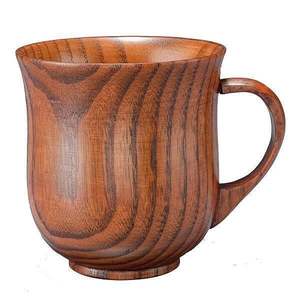 Taza de Madera Hecha a Mano Más Vendida, Taza de Madera Natural Portátil para Café, Té y Leche, Disponible para la Venta desde India - Product Image 5