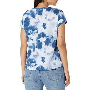 Camiseta Básica de Moda para Mujer, Cuello Redondo, Color Sólido, Algodón, Se Aceptan Pedidos al por Mayor - Product Image 4