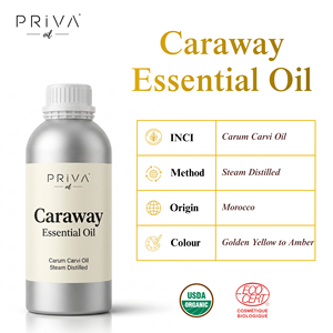 Huile essentielle de cumin biologique en vrac, distillée à la vapeur, qualité cosmétique, USDA Organic, Ecocert, vente en gros - Product Image 2