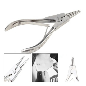 Abrazadera quirúrgica de acero inoxidable Yilong, alicates abiertos para Piercing corporal, accesorios para tatuajes, la base de los instrumentos quirúrgicos - Product Image 2