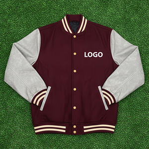 Veste universitaire d'hiver élégante pour hommes, prix de gros, mode américaine, streetwear, patchs en chenille longs sur le devant, personnalisable, 2026 - Product Image 4