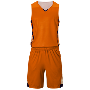 Conjunto de uniforme de baloncesto sublimado personalizado, malla transpirable impresa con colores de equipo y nombre de jugador para deportes de verano - Product Image 1