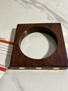 Indian Resin <b>Bangles</b> Fashion Jewelry Bracelets with <b>Wooden</b> Touch Formal and Casual Wear Pairs - Product Image 6