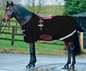 แผ่น2024สำหรับออกกำลังกายม้าสะท้อนแสงกันน้ำผ้าห่มนิรภัยสำหรับขี่ม้ากลางแจ้ง - Product Image 4