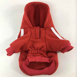 Warm Fleece Dog Hoodie Soft Dog Hoodie Sweatshirts With Leash Hole and Pockets Dog Winter Coats Pet Clothes - Product Image 2