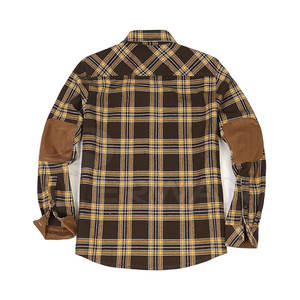 Best <b>Men's</b> Flannel <b>Shirt</b> <b>with</b> <b>High</b> <b>Collar</b> Custom Logo Wholesale Price New Design Cotton <b>Shirt</b> Made in Pakistan Low MOQ - Product Image 2