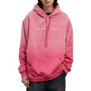 NEW Luxury Blank Heavyweight Distressed Hoodie Design Acid Wash French Terry Hoodies Men Custom Logo Oversized Washed Hoodie2025 - Product Image 1