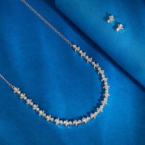 Conjunto de collares colgantes Kate Fashion de plata - Product Image 1