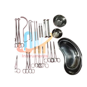 ชุดเครื่องมือผ่าตัดพื้นฐานสำหรับการผ่าตัดผ่าเปิดหน้าท้อง 50 ชิ้น ชุดอุปกรณ์ทางการแพทย์ เกรดทางการแพทย์ สแตนเลสมาตรฐานเยอรมัน - Product Image 4