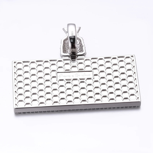 Colgante Personalizado de Plata de Ley 925 con Letra Dorada, Estilo Hip Hop para Hombre, con Moissanita VVS Certificada por IGI, Ideal para Fiestas - Product Image 4