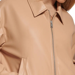 Veste en cuir véritable pour femmes de haute qualité, style tendance, nouveau modèle, veste décontractée à fermeture éclair pour femmes, chez Nurak 2026 - Product Image 5