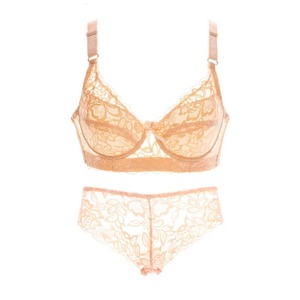 Conjunto de lencería sexy de encaje con bragas a juego y liguero adecuado para ocasiones especiales y ropa de dormir romántica - Product Image 1