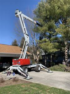 ลิฟท์เชอรี่แบบยกบูมลิฟท์ไฮดรอลิกขับเคลื่อนด้วยตัวเองแบบข้อต่อทางอากาศ - Product Image 5