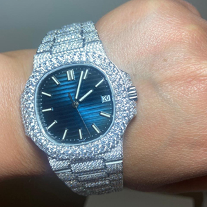 Brand New High Quality Top Quality Diamond Moissanite <b>Watch</b> on Factory Price DEF Moissanite Diamond Iced Out <b>Watch</b> - Product Image 2