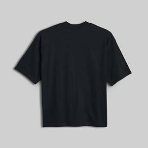 เสื้อยืดทรงบ็อกซี่ผ้าถักนิตติ้ง 100% คอตตอน หนัก 300 GSM คอกลม ทรงโอเวอร์ไซส์ สไตล์ลำลองสำหรับผู้ชาย ผ้ากันยับ พิมพ์ลายซิลค์สกรีน แขนสั้น - Product Image 4
