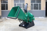 Déchiqueteuse à bois à alimentation hydraulique à trois points (PTO) Déchiqueteuse Broyeur Branche d'arbre et broyeur de feuilles déchiqueteuse à bois