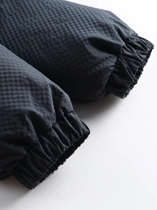 Chaqueta acolchada de talla grande para hombre, chaqueta de cuero cálida con burbujas impermeable de invierno personalizada con decoración de piel, venta al por mayor, novedad - Product Image 2