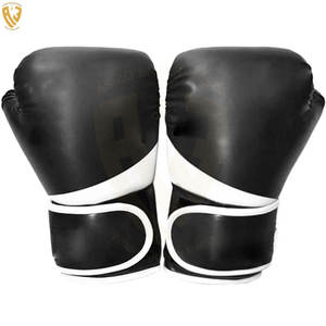 Guantes de boxeo de cuero PU brillantes y duraderos de alta calidad logotipo personalizado 8oz 10oz 12oz 14 Oz para entrenamiento de artes marciales - Product Image 2