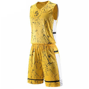 Bonne vente uniforme de basket-ball vêtements de sport entraînement maillots de basket-ball ensembles hommes porter uni blanc sans manches uniforme de basket-ball - Product Image 2