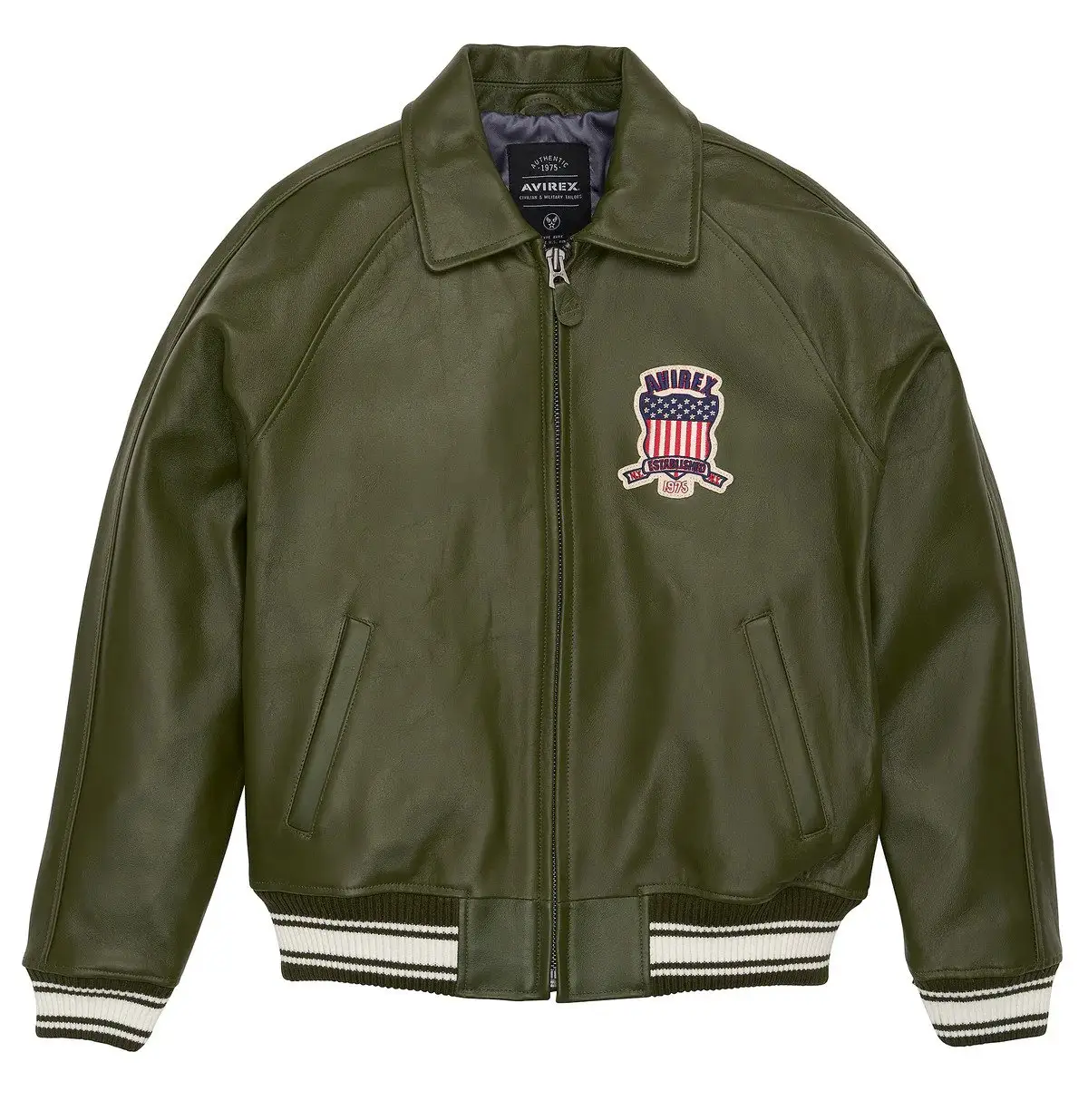 Nieuwe Editie Heren Olive Avirex Usa American High-Selling Bomberjack