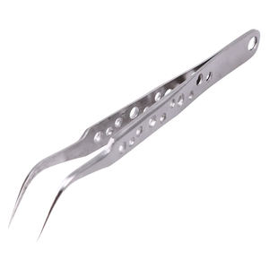 Pinzas para Pestañas Curvas, Fáciles de Manejar, Hechas de Acero Inoxidable, Estilo Pinza para Pestañas, Logotipo Personalizado, Precios Económicos en Venta - Product Image 1