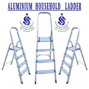 Échelle en aluminium girafe à 6 marches avec plate-forme pliable et sûre pour une utilisation intérieure et extérieure au meilleur prix - Product Image 6