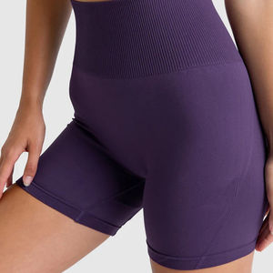 Scrunch Butt Biker Quick Dry Breathable <b>Yoga</b> <b>Shorts</b> with Belt Custom Logo Fitness V Shaped Sexy Women's <b>Shorts</b> - Product Image 3