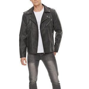 Prix de gros Vestes en cuir Vestes en cuir très vendues Hiver 2025 Nouveau style de vestes en cuir pour hommes - Product Image 2