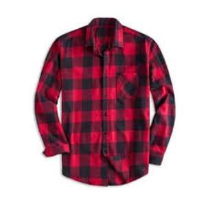 เสื้อเชิ้ตผ้าฝ้ายฟลานเนลคอสูงสำหรับผู้ชาย แขนยาว ทนทาน เนื้อผ้านุ่มถัก  รับผลิตแบบ OEM พิมพ์โลโก้ ปรับแต่งได้ - Product Image 1