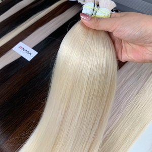 Haute qualité 26 pouces couleur claire soyeuse vague droite vietnamienne extensions de cheveux humains bruts teints expédition rapide grand gros en vrac - Product Image 2