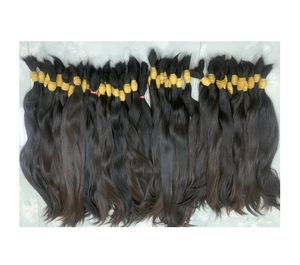 Extensiones de cabello vietnamita virgen Remy 100% estándar internacional Super doble cutícula dibujada alineada onda natural hecha humana - Product Image 1