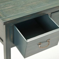 Console moderne à 3 tiroirs en bois massif pour entrée, salon, hôtel, appartement et atelier, avec couleur personnalisable