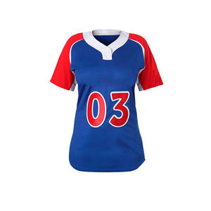 Nouveauté Uniformes de softball pour femmes Qualité supérieure Respirant Antibactérien Séchage rapide 100% Polyester Vêtements de sport Grande taille - Product Image 5