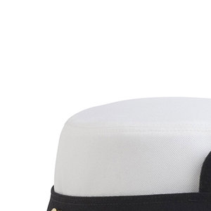 Casquette d'uniforme de chef de police officier de cérémonie marine sur mesure en gros, fournisseur de casquettes avec logo personnalisé, 100 % coton, unisexe, haute qualité - Product Image 6