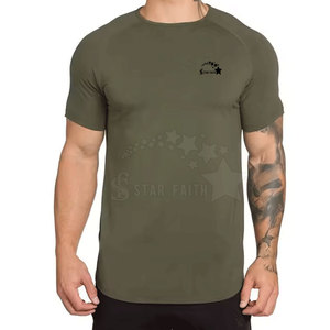 Camiseta de gimnasio Premium para hombre, ropa deportiva de secado rápido que absorbe la humedad, ropa de entrenamiento de manga corta ajustada para correr - Product Image 1