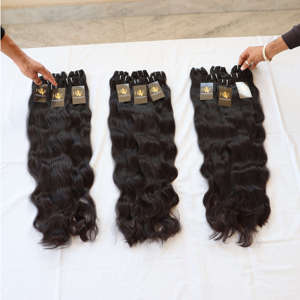 Cheveux de vison vierge indien de haute qualité Double vague de corps dessinée vague naturelle profonde lâche comprend le temple frontal humain des vendeurs bruts - Product Image 2