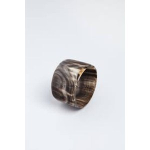 Anneaux de serviette ronds en bois de qualité supérieure, polis et brillants, accessoires de décoration de centre de table de mariage de luxe - Product Image 6