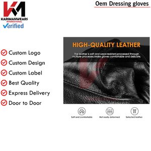 Gants de cérémonie en cuir véritable de qualité supérieure pour hommes et femmes, élégants et formels, avec doublure douce et respirante, vente en gros OEM - Product Image 4