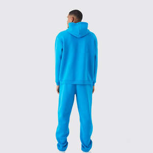 Survêtement épais 100% coton de haute qualité d'usine Survêtements de sérigraphie évasés empilés à la mode - Product Image 4