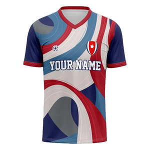 ชุดเสื้อฟุตบอลสำหรับผู้ชายชุดเสื้อเจอร์ซีย์ฟุตบอลแบบระเหิดคุณภาพสูงออกแบบโลโก้ได้ตามต้องการ - Product Image 2