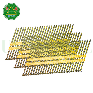 Clavos para enmarcar tiras de plástico de 3 pulgadas, 4000 Uds., tipo de vástago de tornillo de acero resistente a la oxidación y revestimiento amarillo para carpintería y carpintería - Product Image 5
