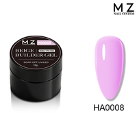 Gel de construction beige auto-nivelant 48 couleurs pour extension d'ongles, manucure, OEM, marque privée