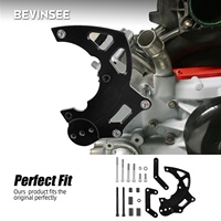 Supports de climatisation surélevés BEVINSEE + Kit de supports de pompe de direction assistée à courroie serpentine pour moteur LS pour Chevrolet SUV Camion 5.3L 5.7L