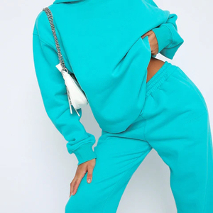 Sudadera con capucha de gran tamaño de poliéster 80% Algodón 20% para mujer, sudadera de invierno con bordado de chenilla personalizada, Sudadera con capucha personalizada - Product Image 5