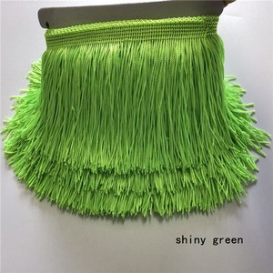 Flecos de encaje de 10 metros y 20cm de ancho, borla de plástico, recorte de flecos, vestido latino, accesorios de ropa de escenario, cinta de encaje - Product Image 4
