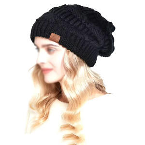 OEM de venta al por mayor de alta calidad sombreros de invierno unisex gorro de lana gorros logotipo bordado personalizado cálido Bennie toque gorro - Product Image 3
