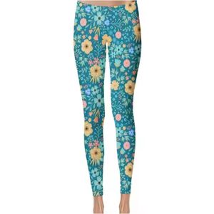Leggings de yoga skinny taille haute pour femmes Fermeture à cordon de serrage Matière unie en élasthanne/polyester Sans couture Respirant Léger - Product Image 5